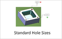 Standard Hole Sizes in drilling
